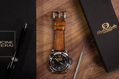Watch Strap - Ostrich Patina Caramel