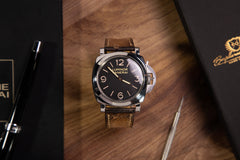 Watch Strap - Ostrich Patina Espresso
