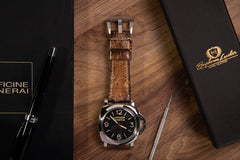 Watch Strap - Ostrich Patina Espresso
