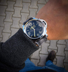 Bosphorus Watch Strap - Patina Canvas Grey 03