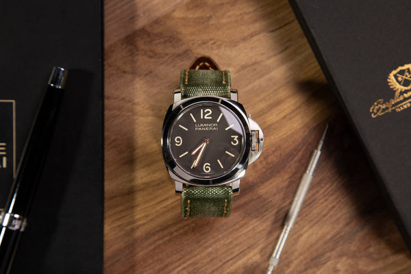 Bosphorus Watch Strap - Rolled Canvas Hunter