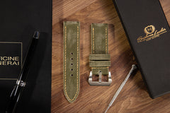 Bosphorus Watch Strap - Rolled Canvas Moss