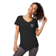 Women’s fitted v-neck t-shirt