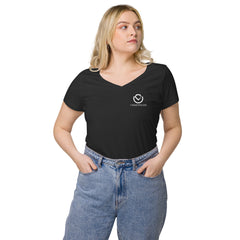 Women’s fitted v-neck t-shirt