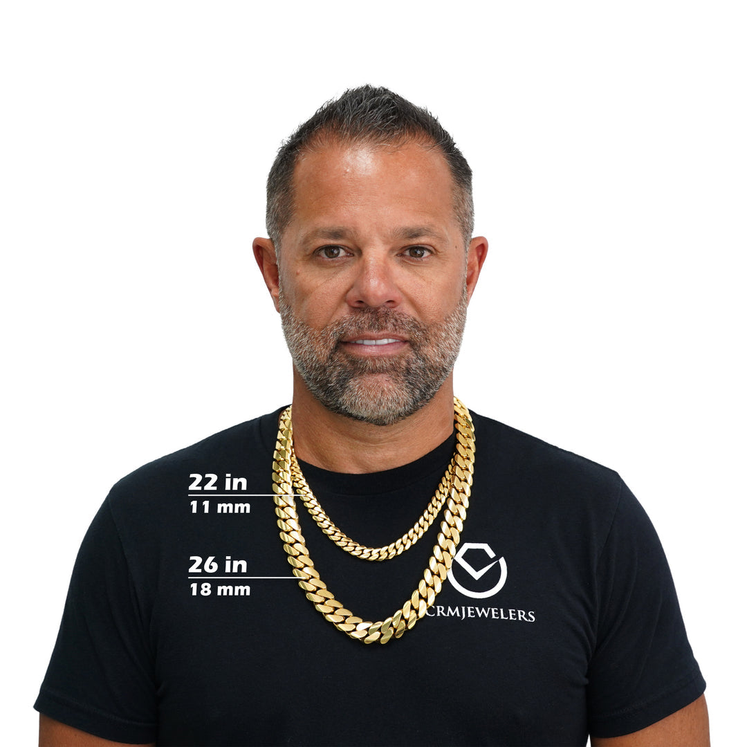 Cuban Link Rapper Father Miami Cuban Link Chains - CRM Jewelers - Miami, FL